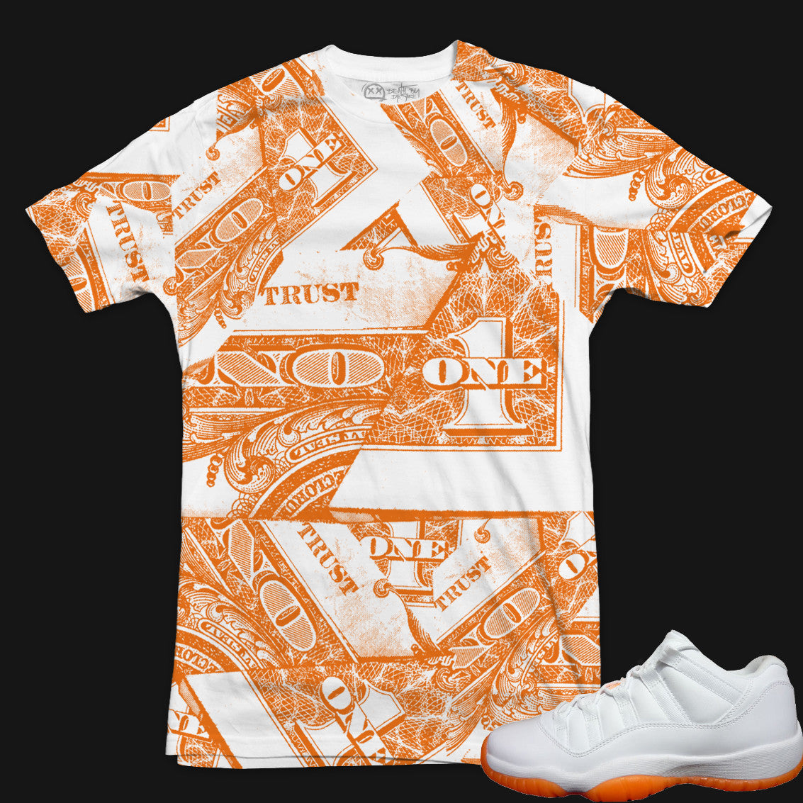 Jordan 11 Low Citrus Sneaker Tee | Trust No One | 2X-LARGE