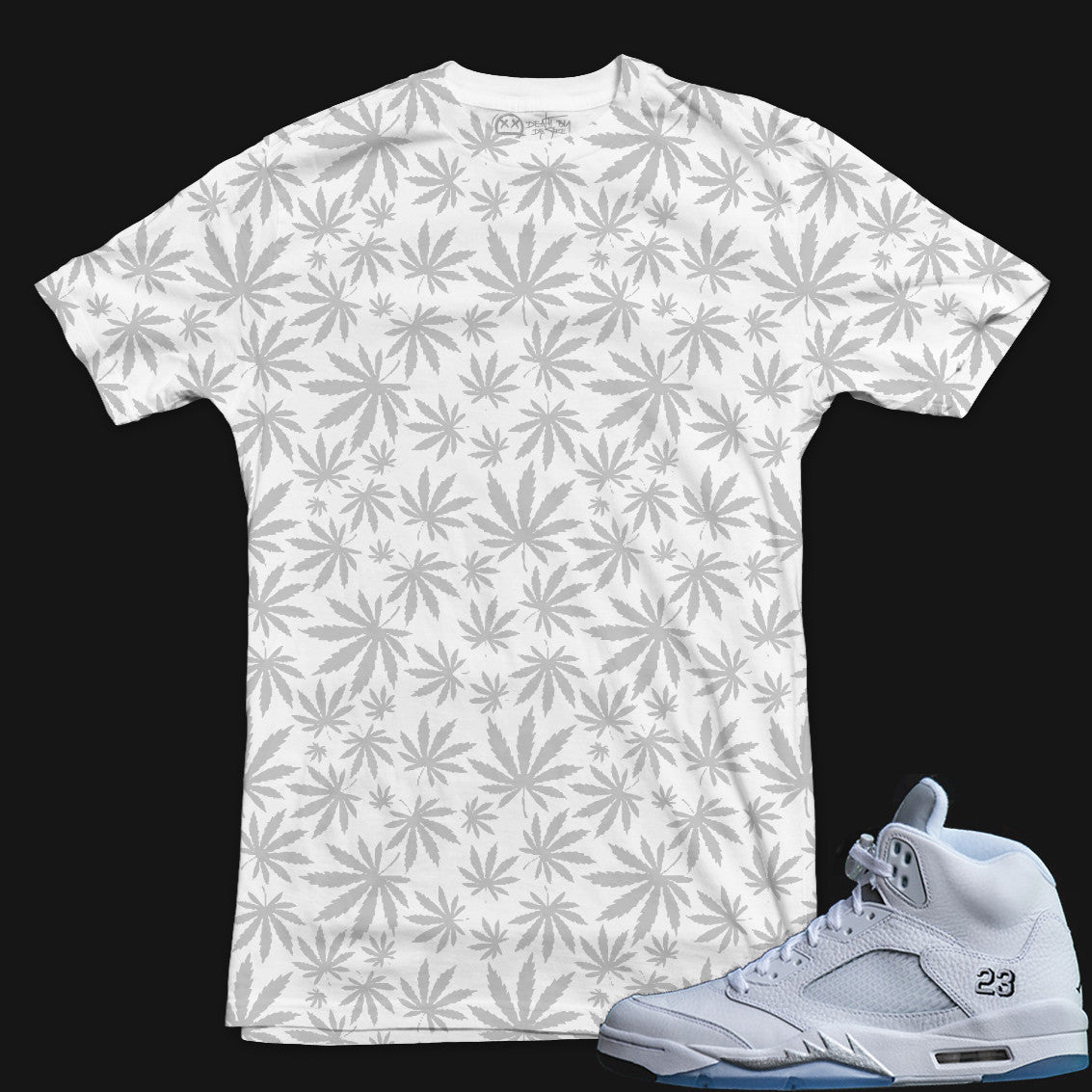 Jordan 5 Metallic Sneaker Tee | Hemp