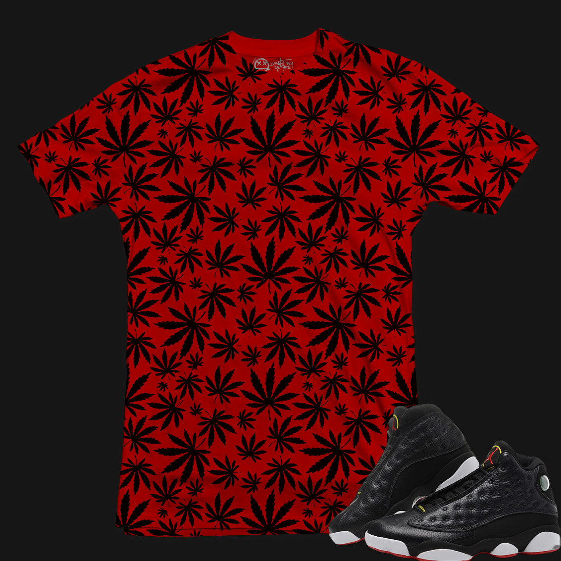 Jordan 13 Playoffs Sneaker Tee | Hemp | MEDIUM