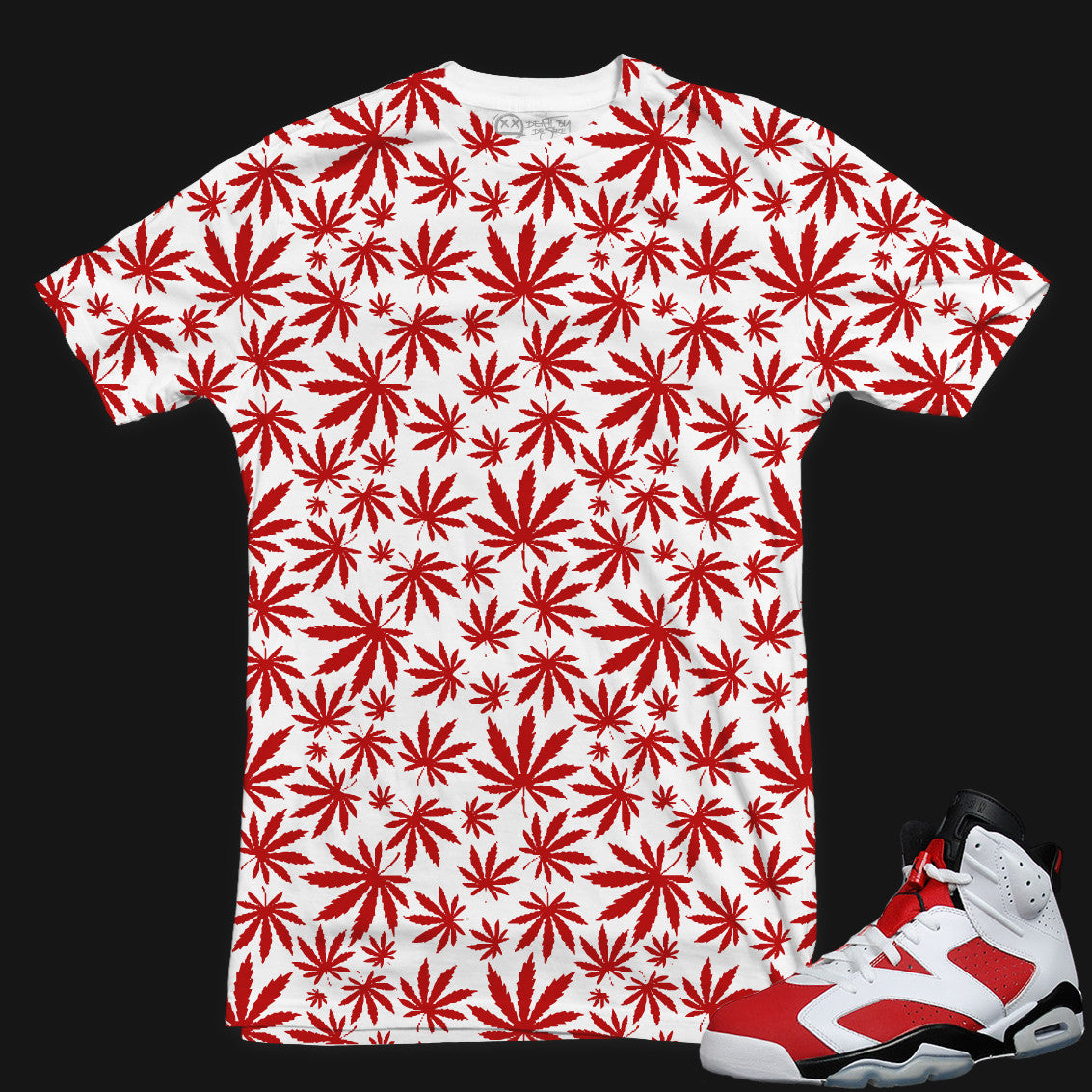 Jordan 6 Carmine Sneaker Tee | Hemp | X-LARGE