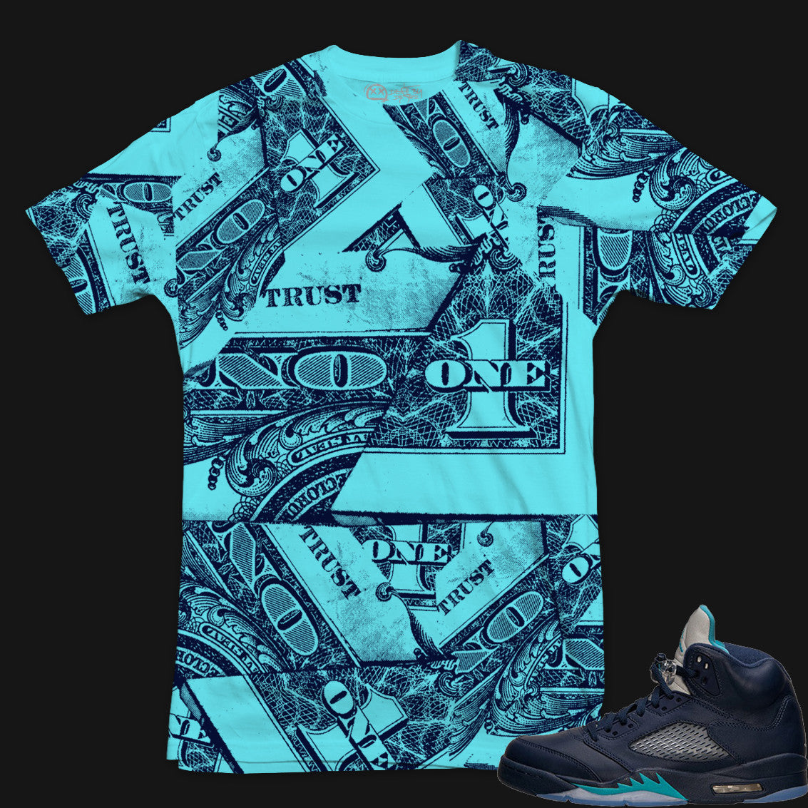 Jordan 5 13 Hornets Sneaker Tee | Trust No One