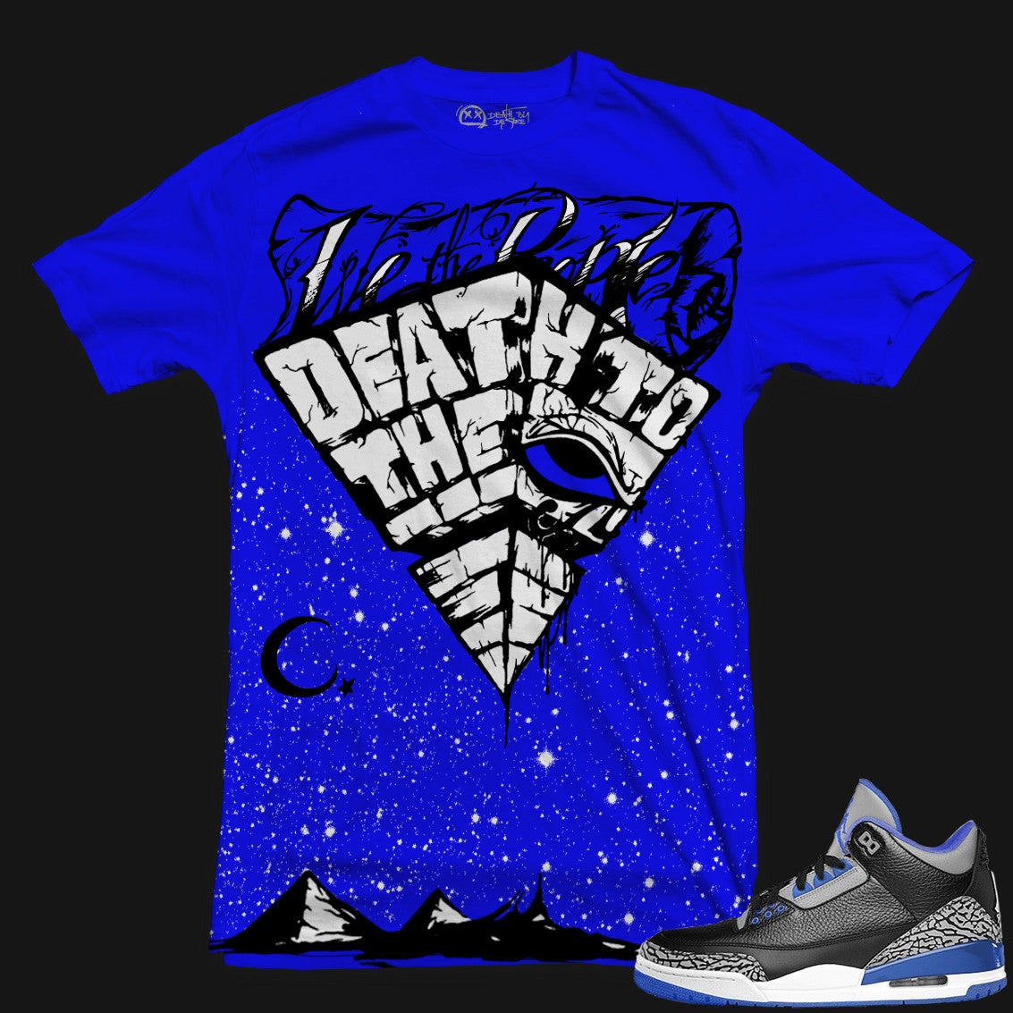 Jordan 3 Sport Blue | illuminati | 3X-LARGE