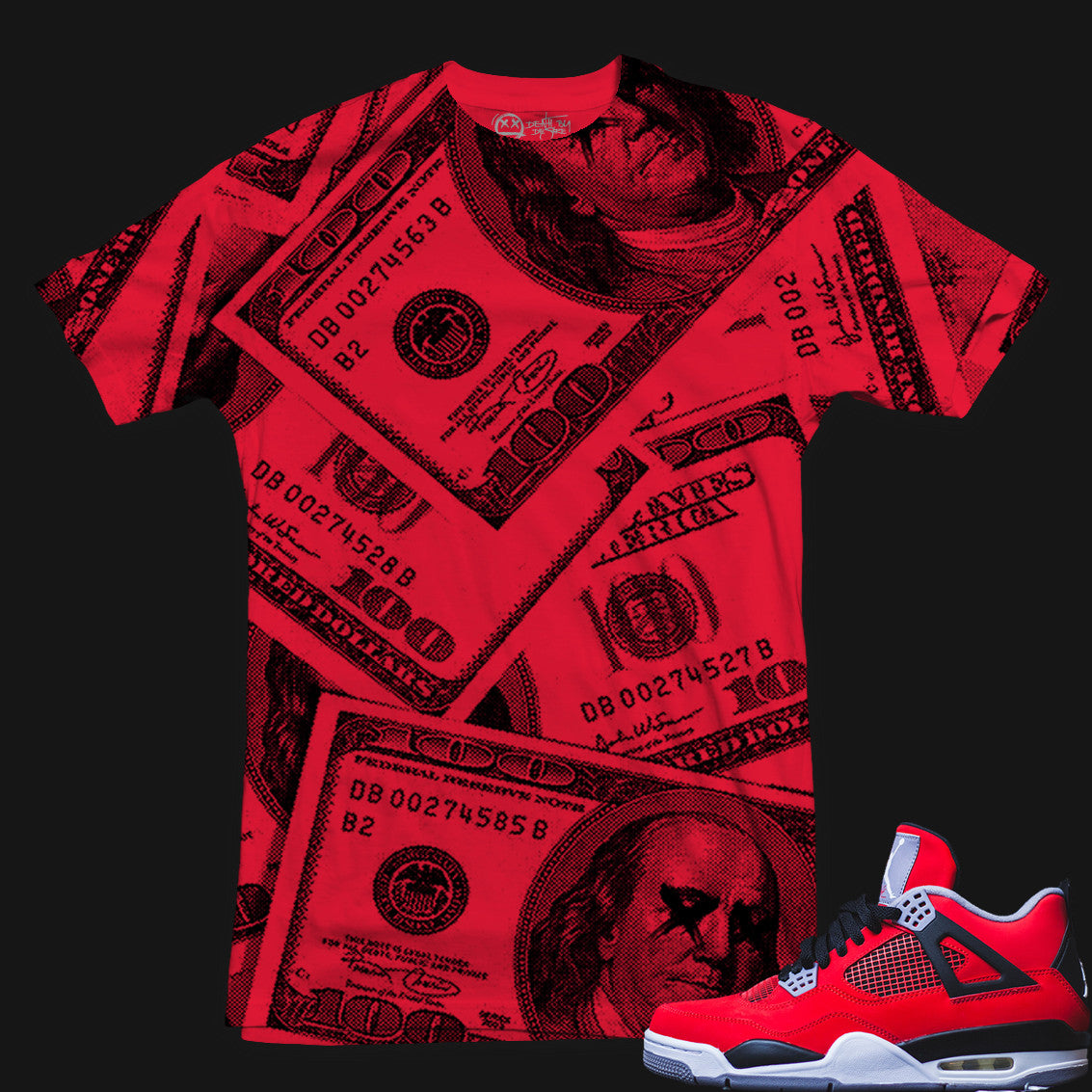 Jordan 4 Toro Sneaker Tee | Benjamins
