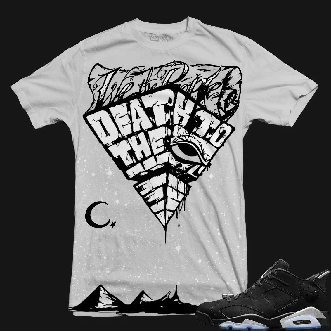 Jordan 6 Chrome Sneaker Tee | illuminati