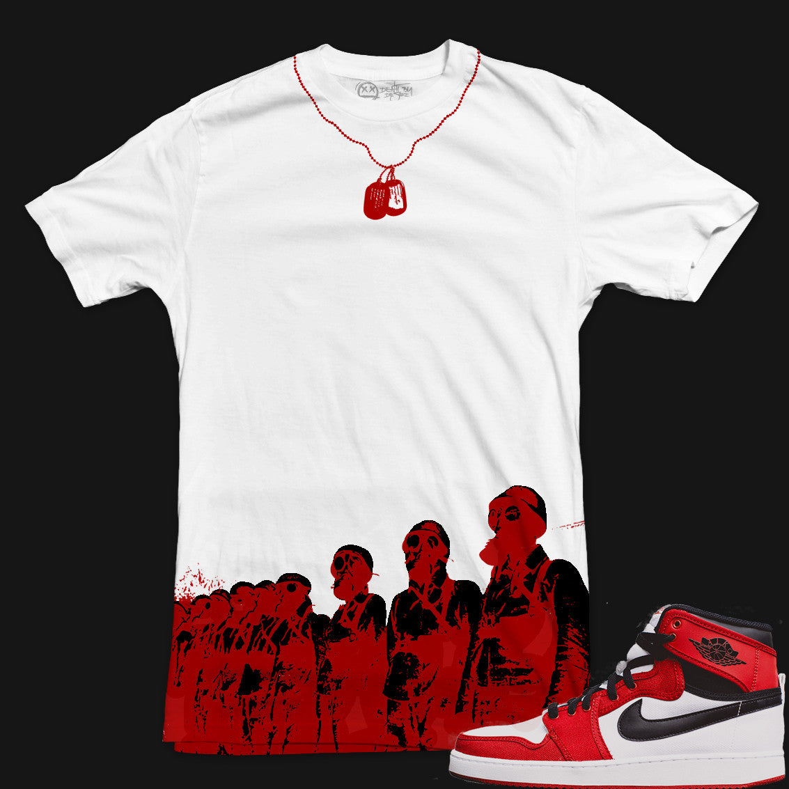 Jordan Chicago 1 Sneaker Tee | Soldier | 3X-LARGE