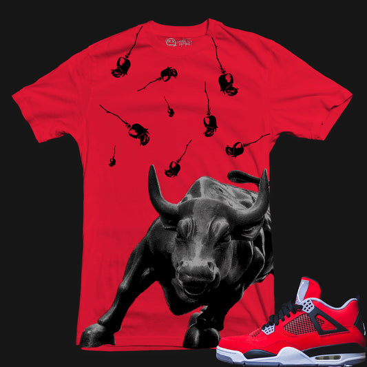 Air Jordan 4 Toro Bravo Matching Tee — Raining Roses | Death By Desire