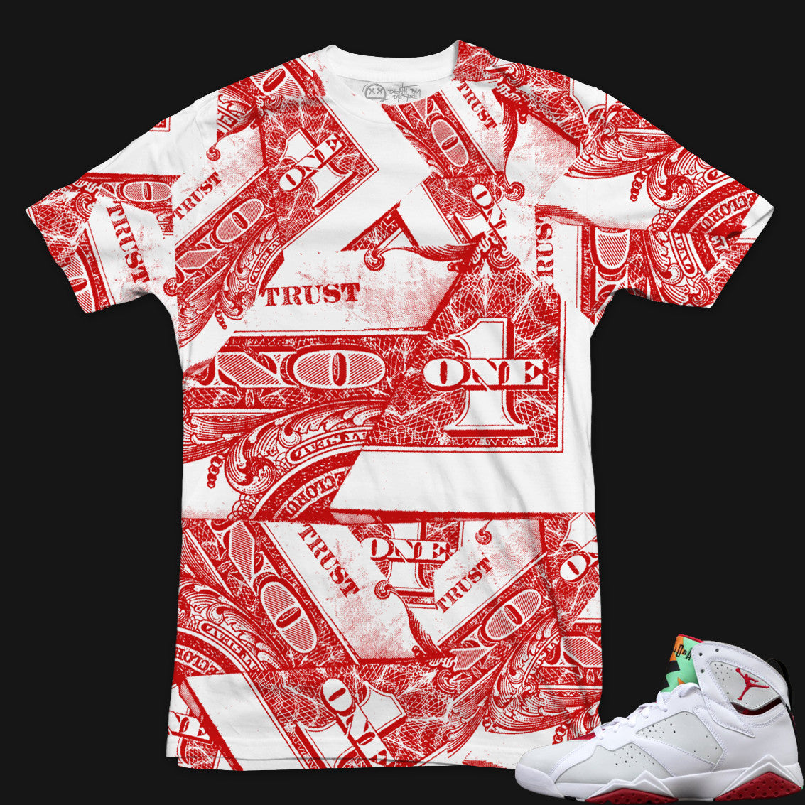 Jordan 7 Hares Sneaker Tee | Trust No One