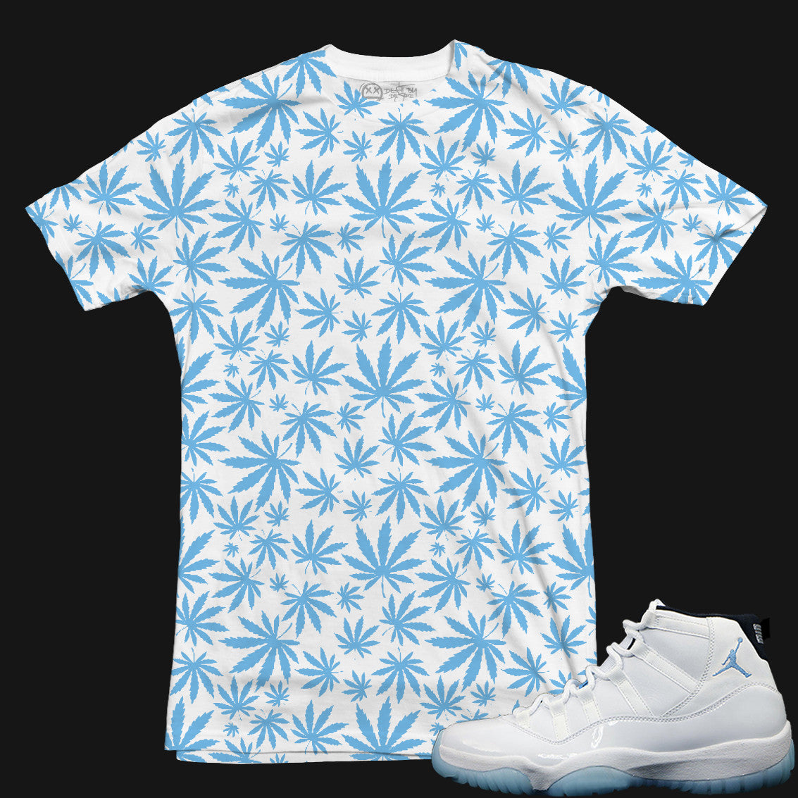Jordan 11 Legend Blue Sneaker Tee | Hemp | X-LARGE