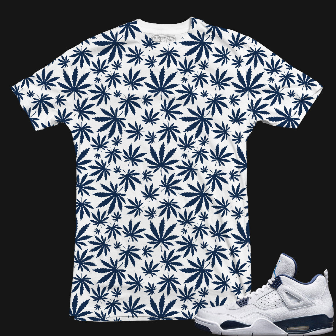 Jordan 4 Legend Blue Sneaker Tee | Hemp | 2X-LARGE