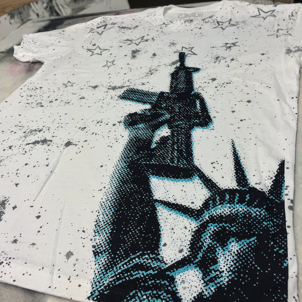 Jordan 10 Liberty Sneaker Tee | Liberty or Death | 3X-LARGE