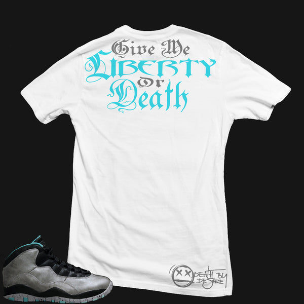 Jordan 10 Liberty Sneaker Tee | Liberty or Death | MEDIUM