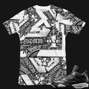 Jordan 4 Oreo Sneaker Tee | Trust No One | 3X-LARGE