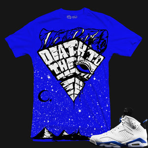 Jordan 6 Sport Blue Sneaker Tee | Illuminati